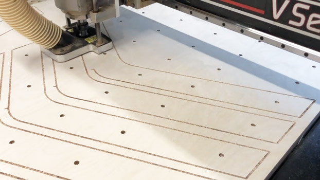 cnc router woodcutting
